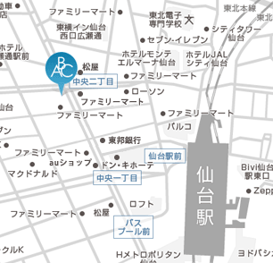 仙台院地図